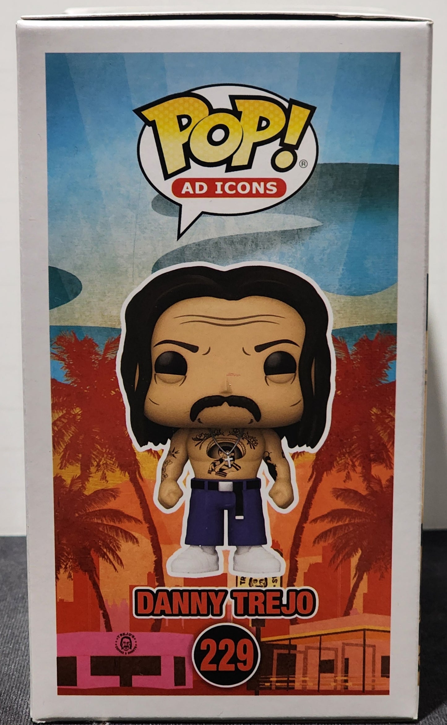 Danny Trejo Signed Funko pop From Trejo's Tacos