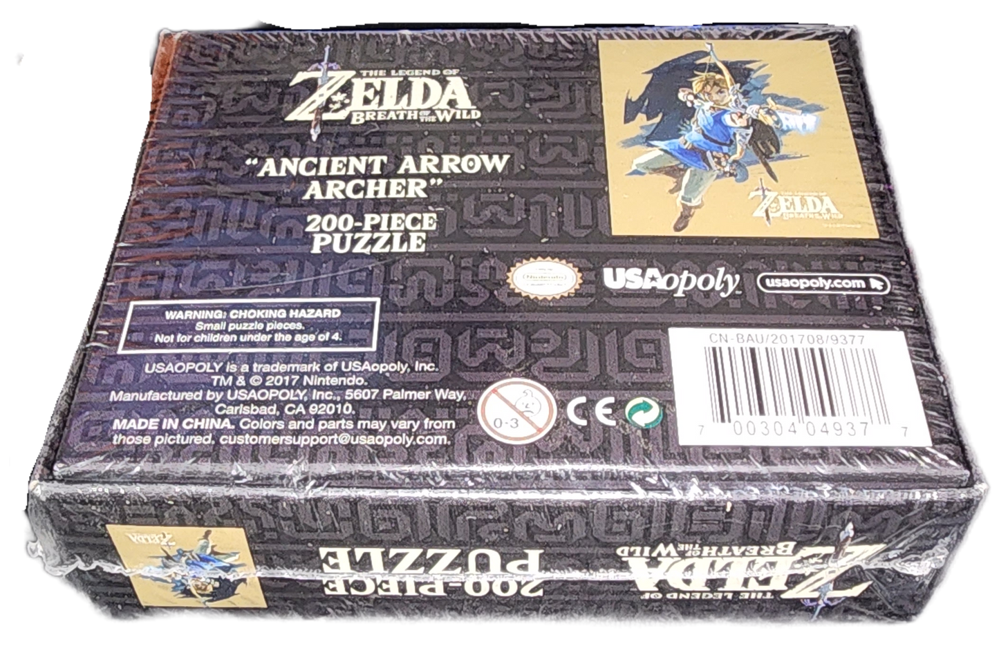 Legend Of Zelda Breath Of The Wild 200 Piece Puzzle Link Archer