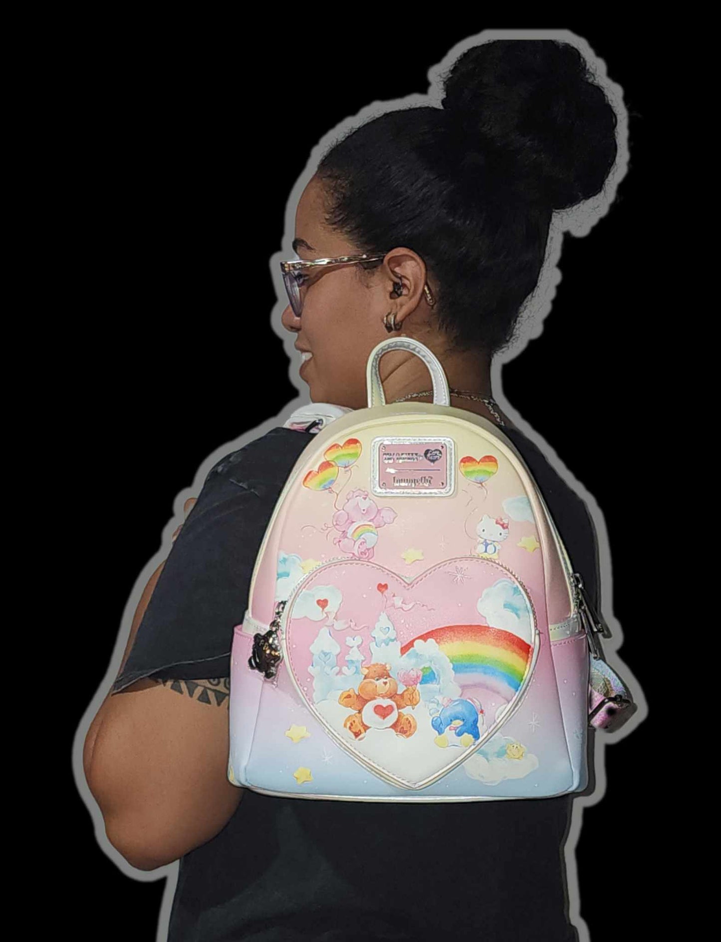 CARE BEARS X SANRIO EXCLUSIVE HELLO KITTY & FRIENDS CARE-A-LOT MINI BACKPACK