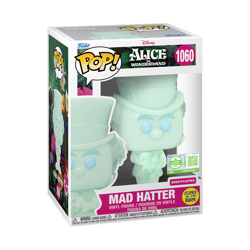 Pop! Mad Hatter (Glow) with Pop! Protector