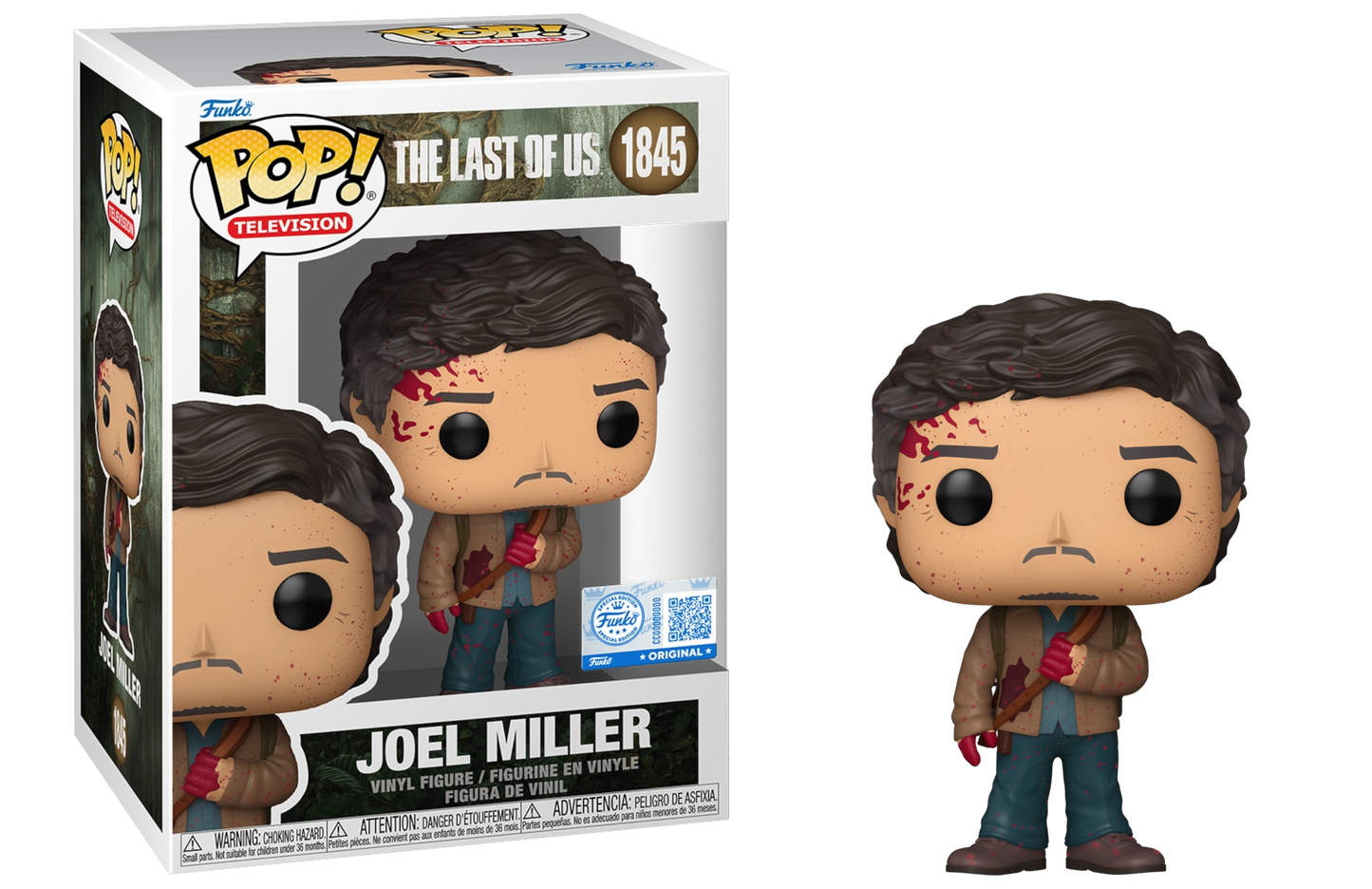 Joel Miller Funko 1845 EE Exclusive (bloody)