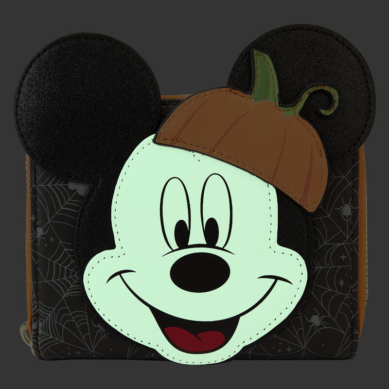 MICKEY MOUSE PUMPKINS ZIP AROUND WALLET
