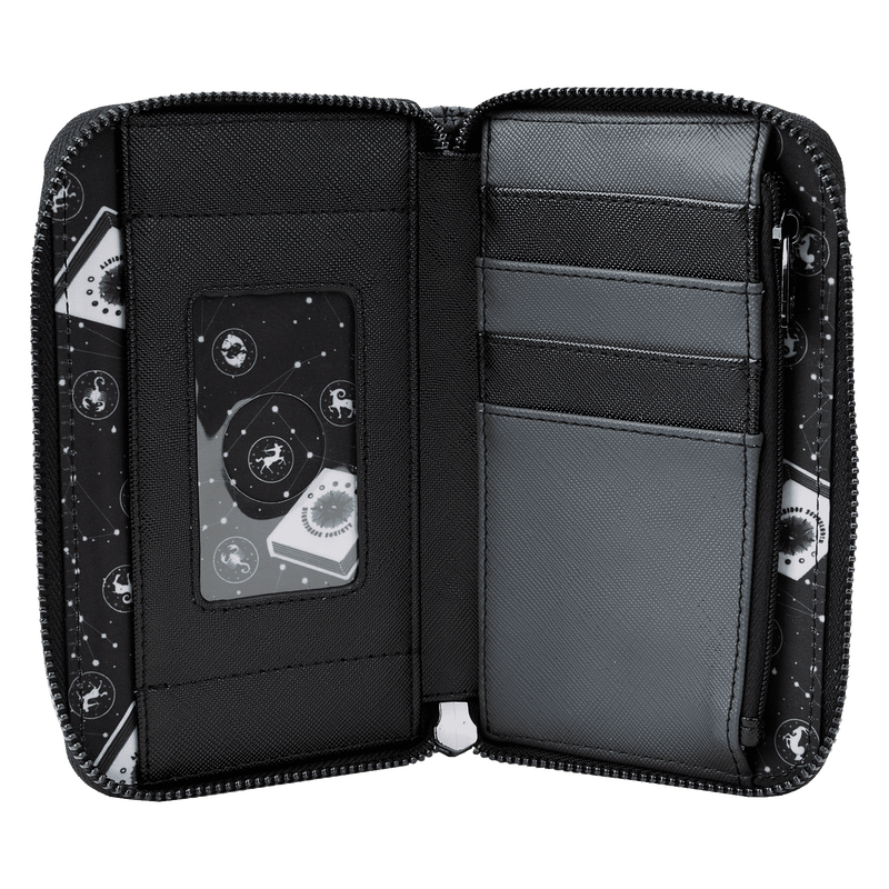 WEDNESDAY ADDAMS EXCLUSIVE NEVERMORE ZIP AROUND WALLET