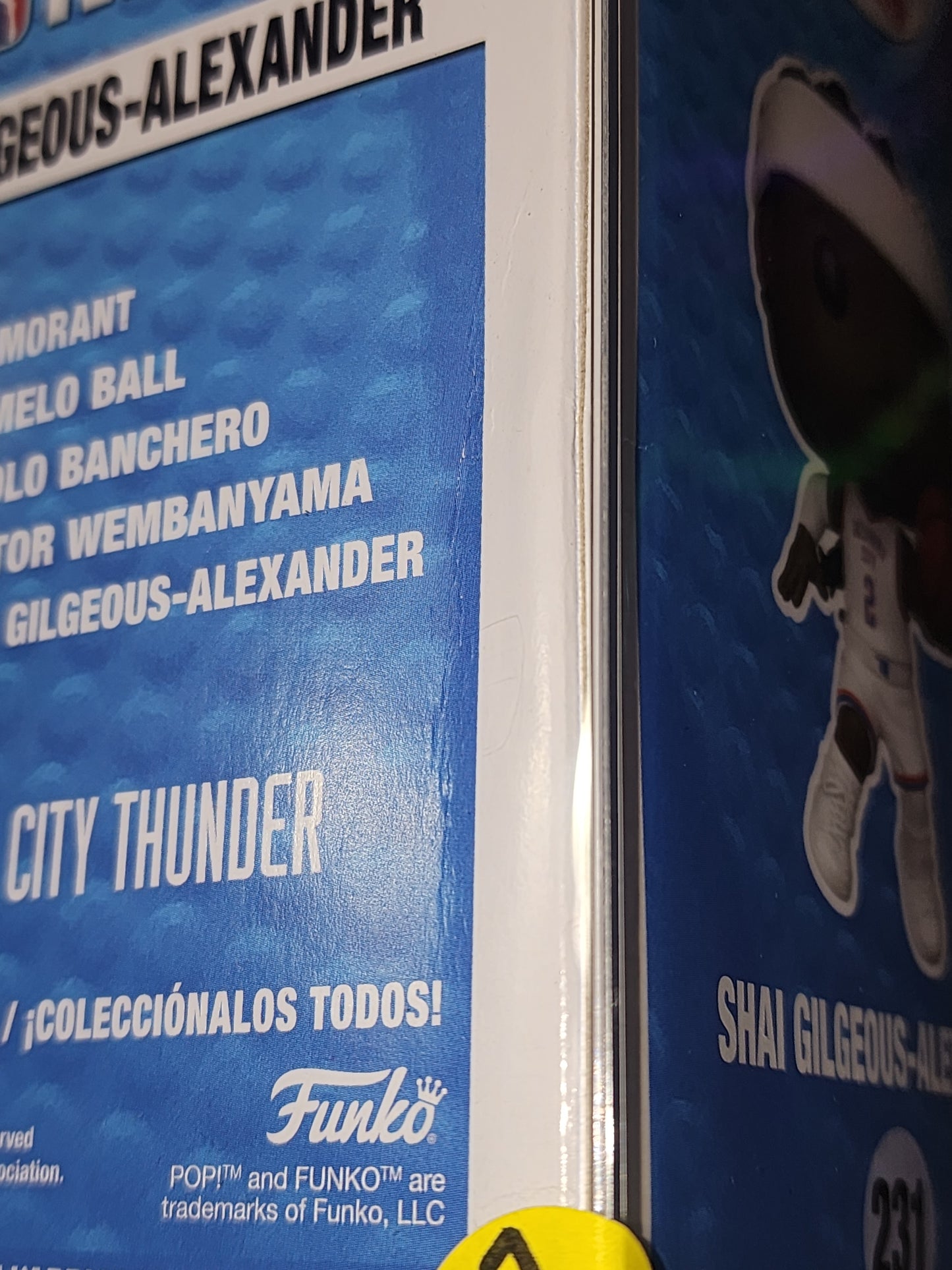 Shai Gilgeous-Alexander Funko 231 (NOT MINT)
