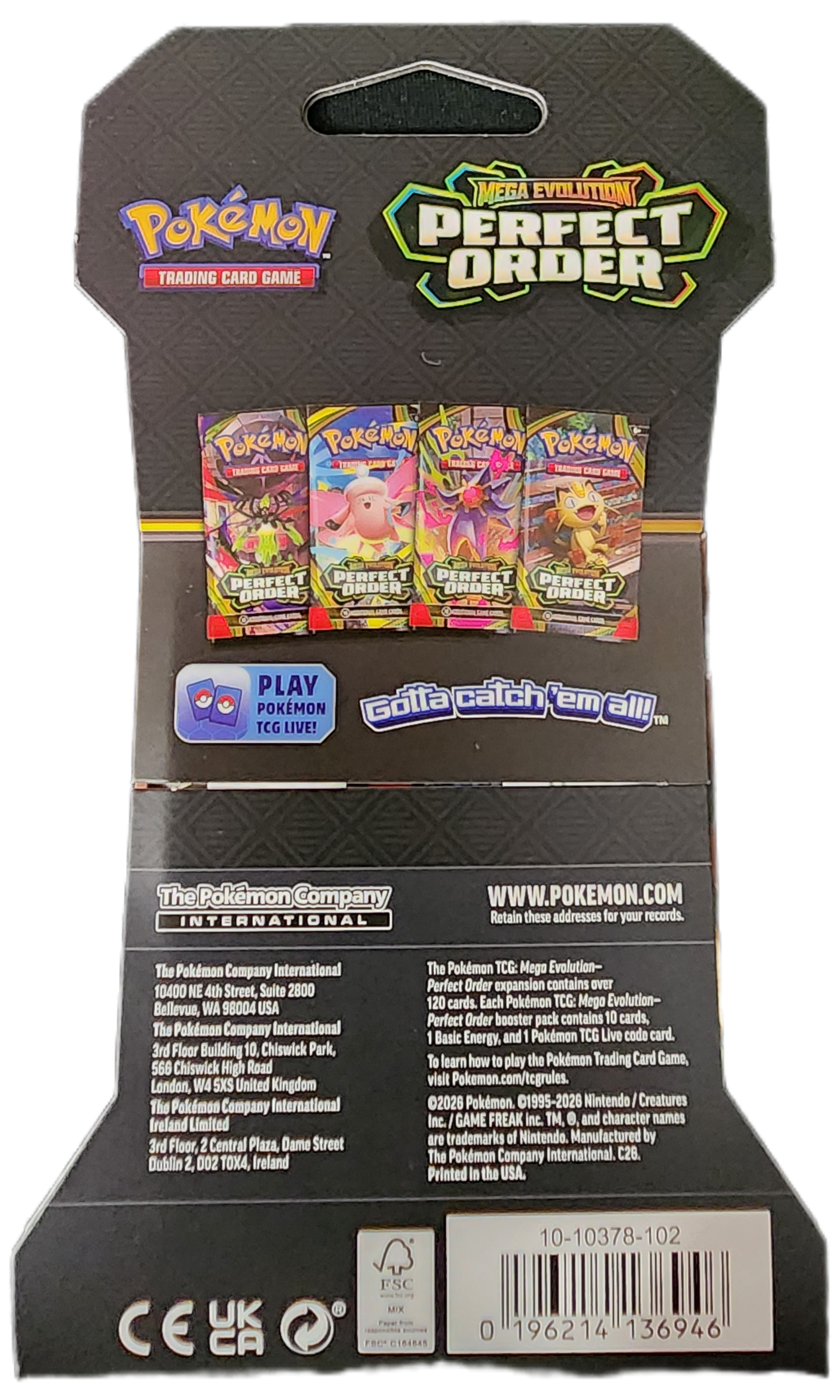 Perfect Order Sleeved Booster Pack