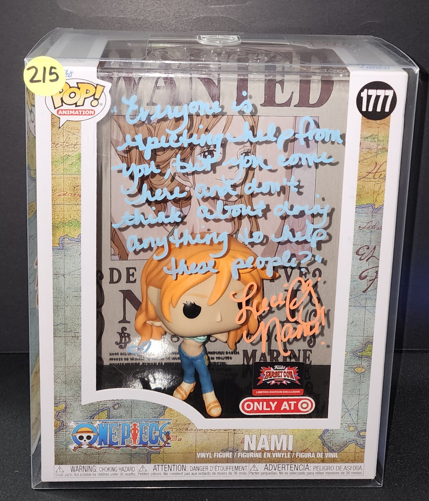 Signed Nami Wanted Poster 1777
