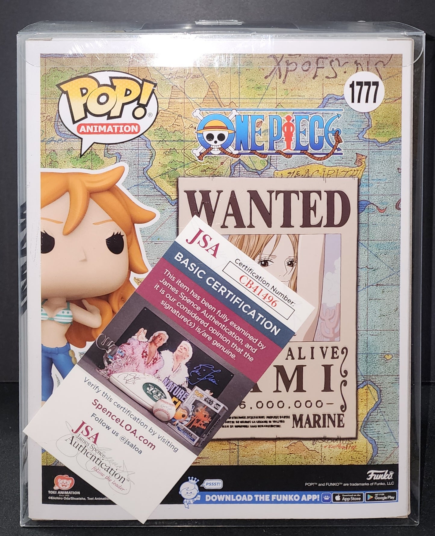 Signed Nami Wanted Poster 1777