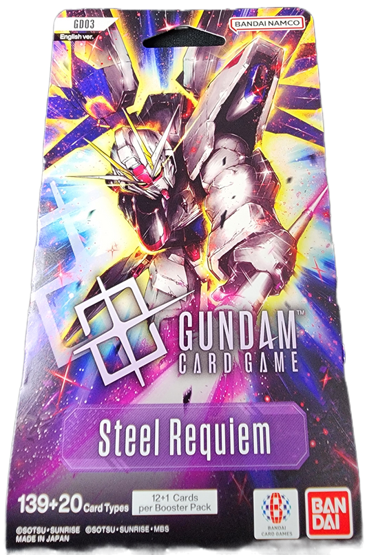 Steel Requiem Sleeved Booster Pack - Steel Requiem (GD03)