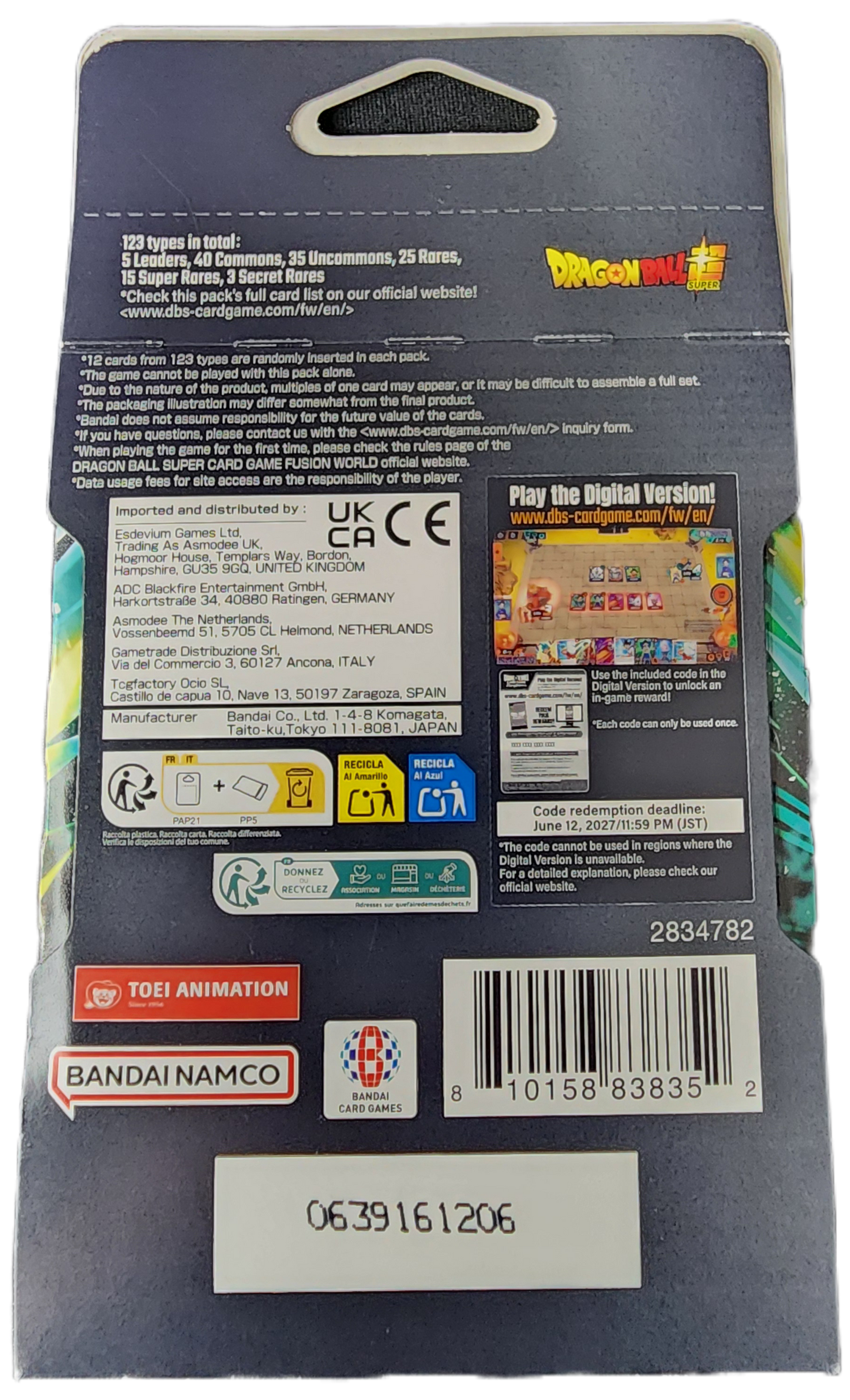 Cross Force Sleeved Booster Pack - Cross Force (FB10)