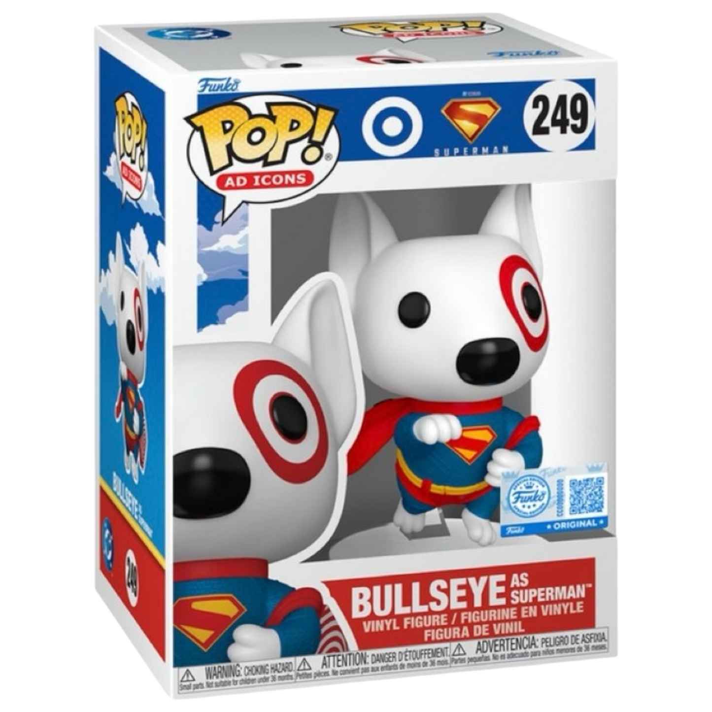 Bullseye as Superman 249 Funko Pop Target Exclusive