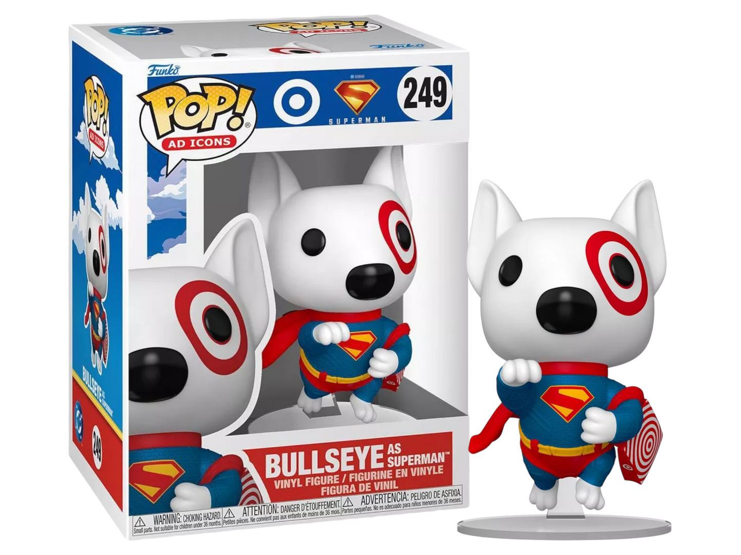 Bullseye as Superman 249 Funko Pop Target Exclusive