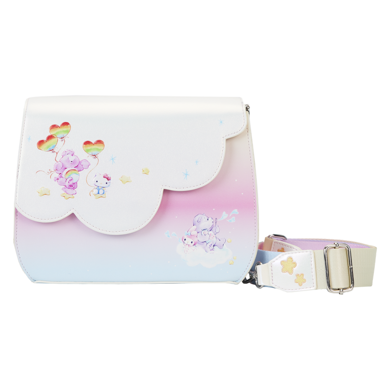 CARE BEARS X SANRIO EXCLUSIVE HELLO KITTY & FRIENDS CARE-A-LOT CROSSBODY BAG