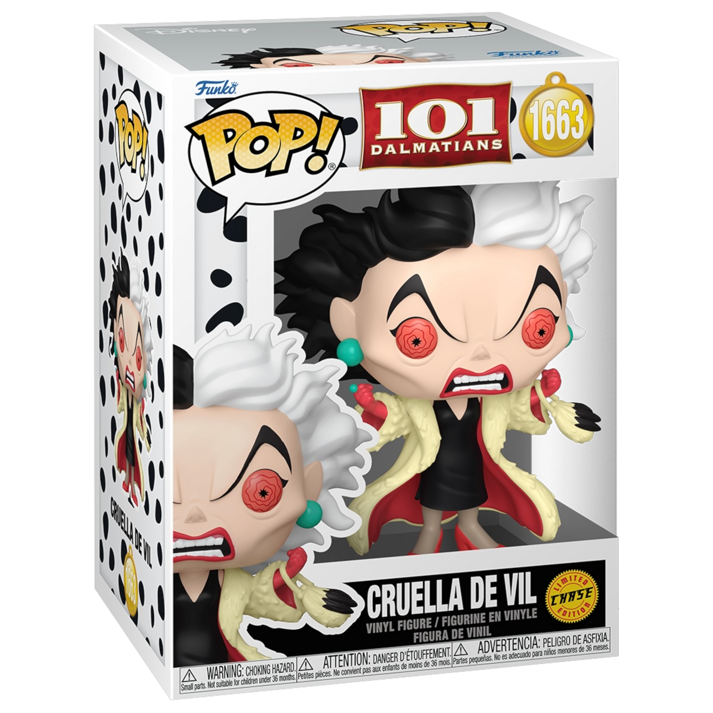 Cruella De Vil Funko 1663 Chase Bundle