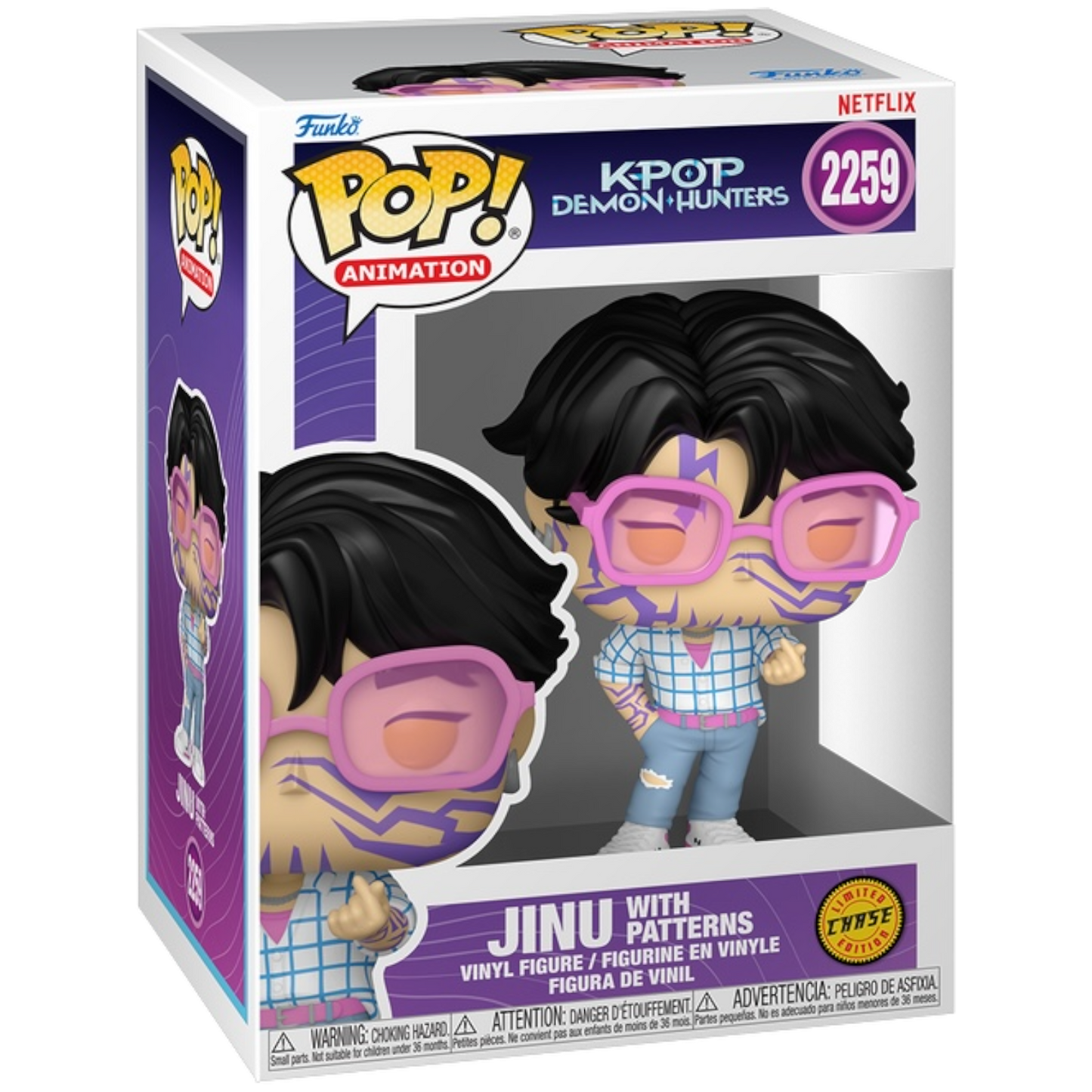 Jinu with Patterns Funko 2259 Chase Bundle