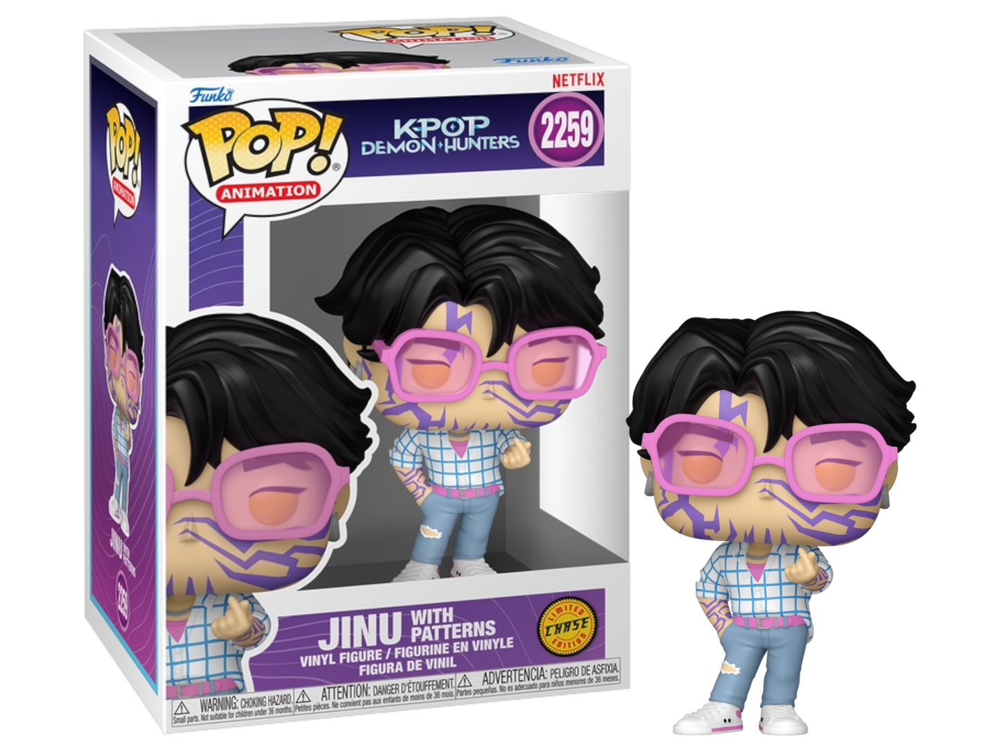 Jinu with Patterns Funko 2259 Chase Bundle