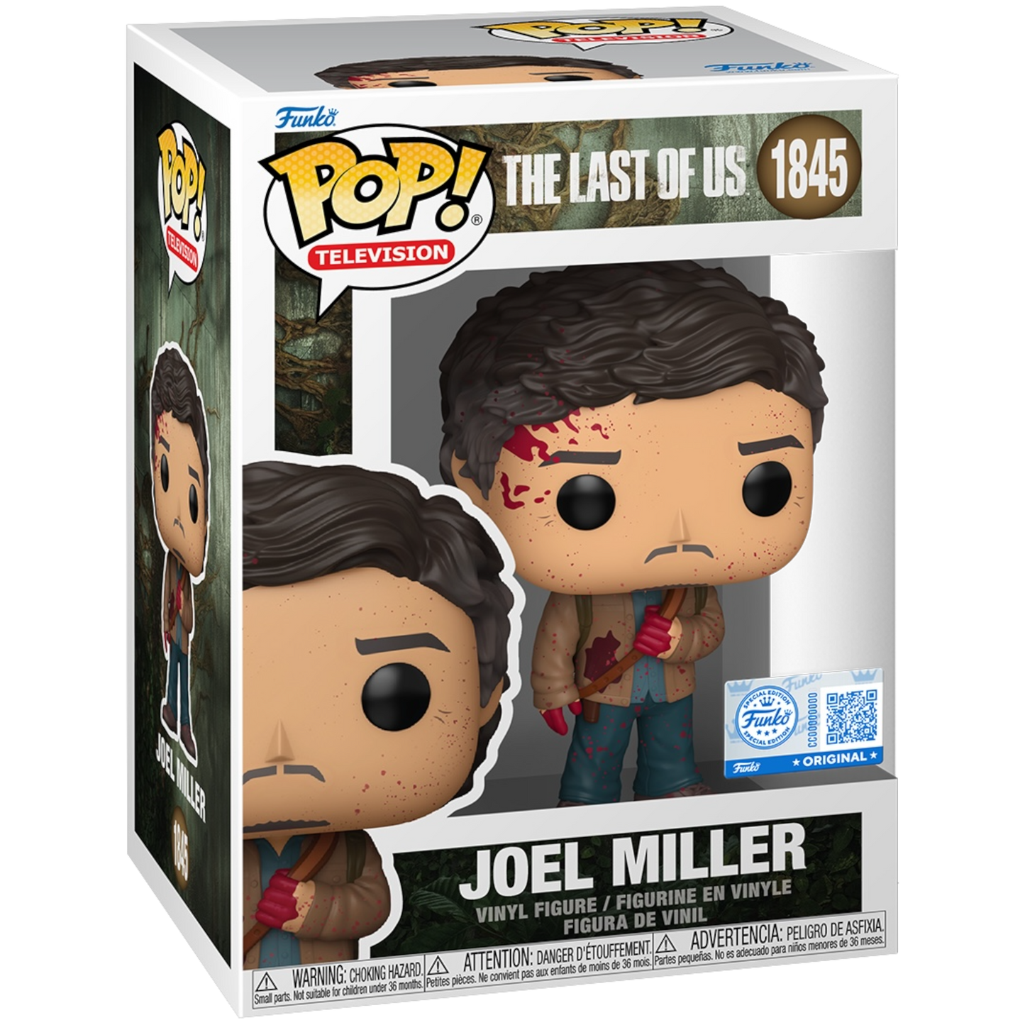 Joel Miller Funko 1845 EE Exclusive (bloody)