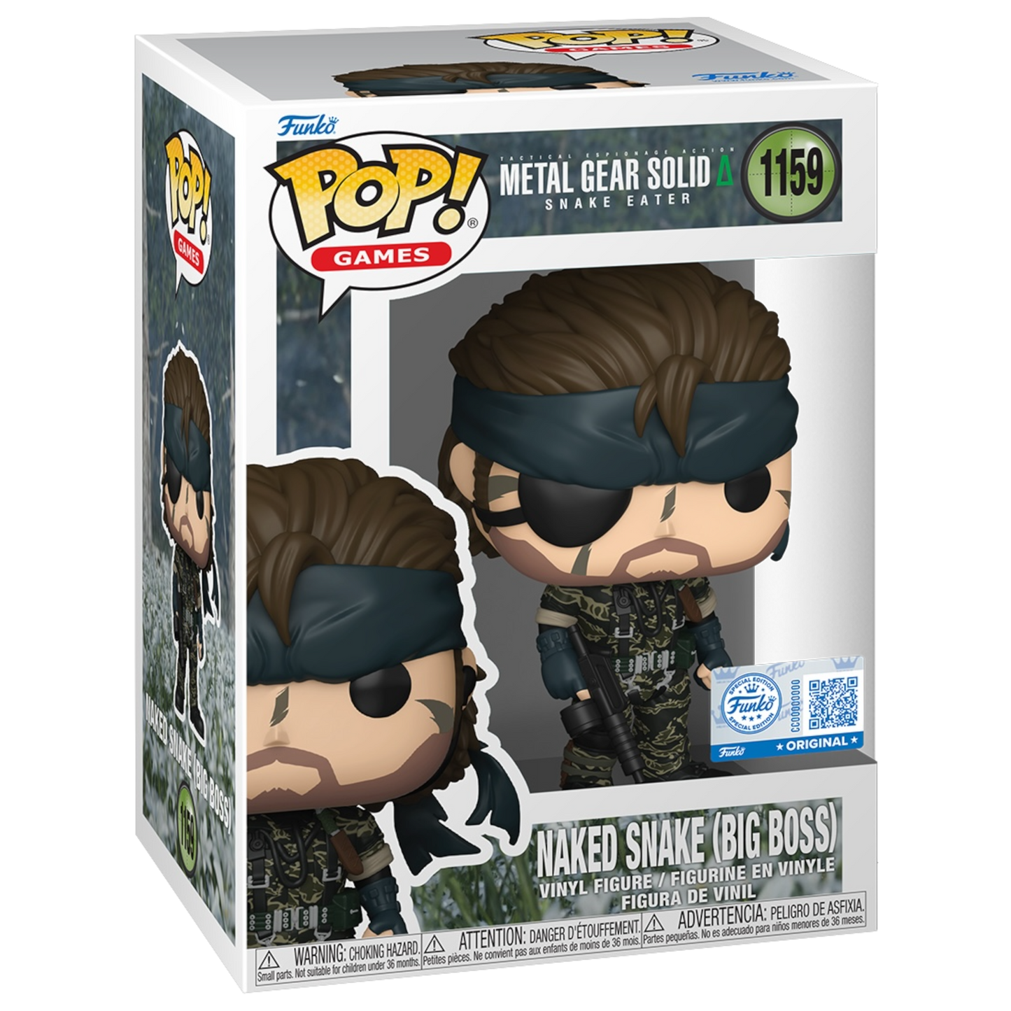 Naked Snake (Big Boss) 1159 Funko pop