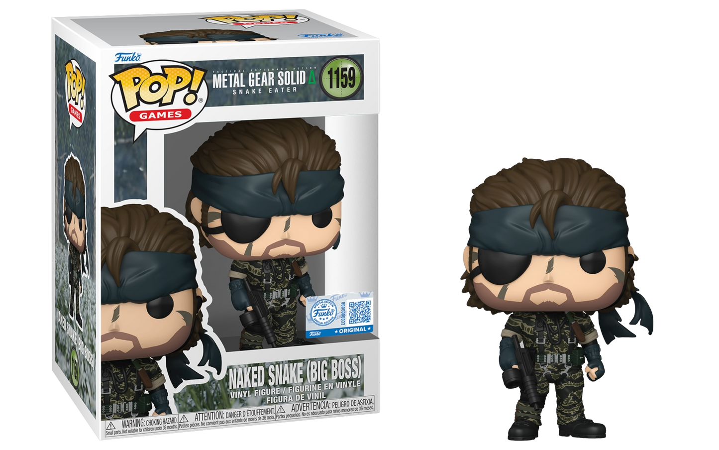 Naked Snake (Big Boss) 1159 Funko pop