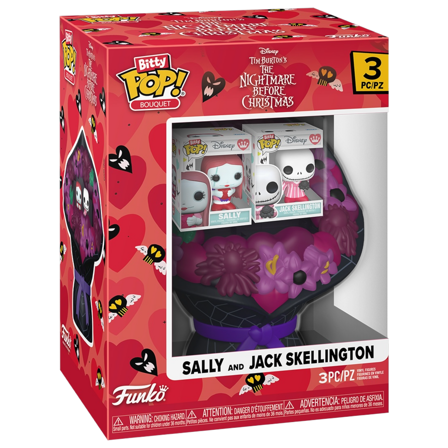 Sally and Jack Skellington Bitty Pop! Bouquet