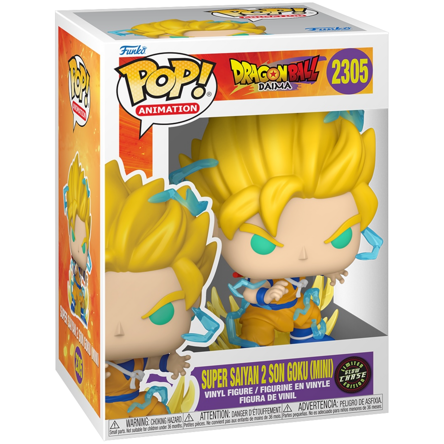 Super Saiyan 2 Son Goku (Mini) Funko 2305 Chase Bundle