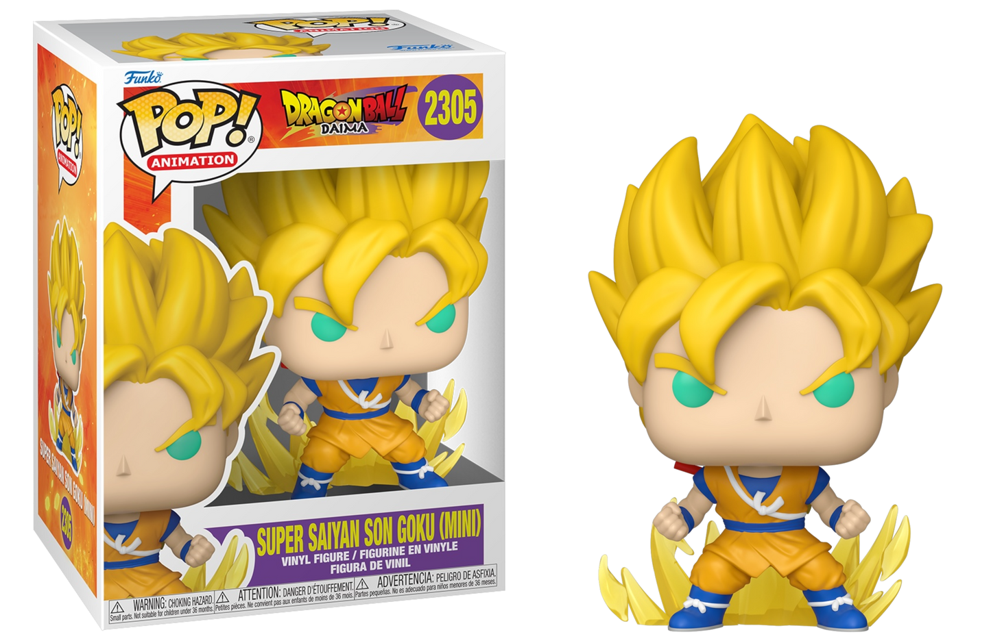 Super Saiyan 2 Son Goku (Mini) Funko 2305 Chase Bundle