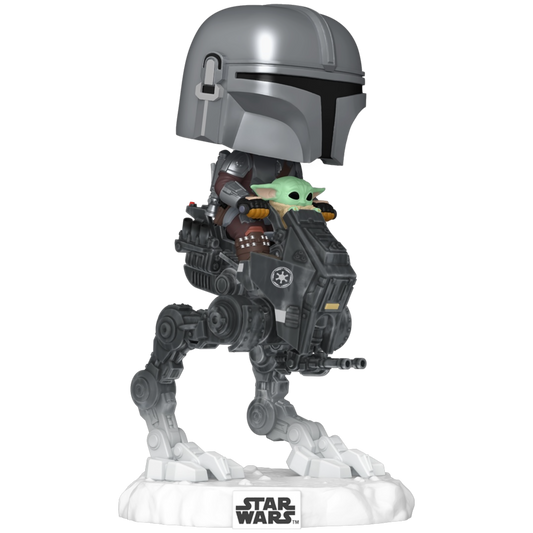 The Mandalorian with Grogu in Imperial Remnant AT-RT Funko 837